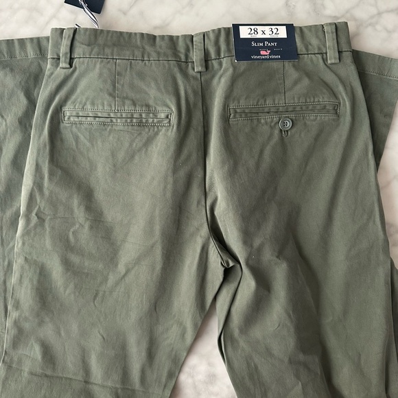 Vineyard Vines Men Slim Fit Pants 28x32 NWT Green - Picture 4 of 8